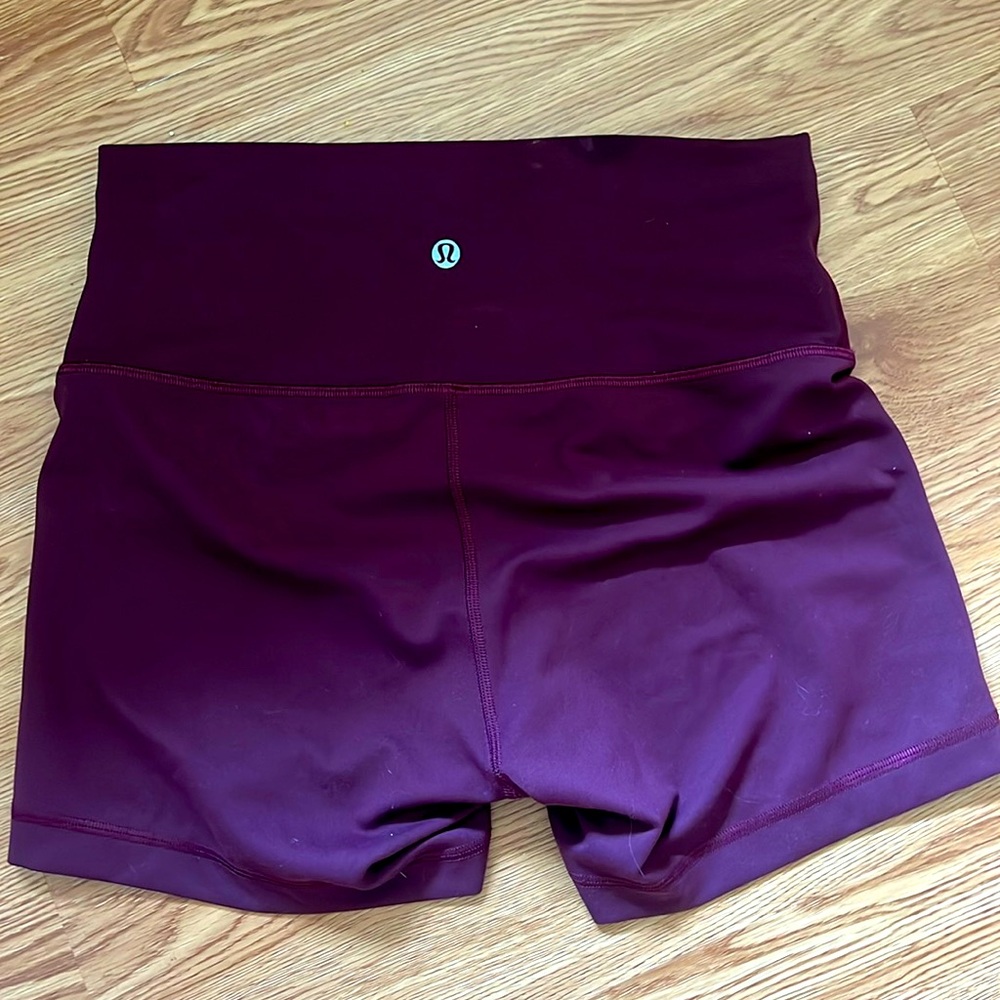 Lululemon 4" Align Shorts maroon size 8